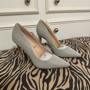 BCTEX COLL silver heels 👠 9.5